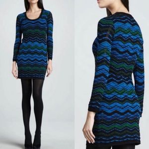 NWOT M Missoni Knit Bias Plaid Dress